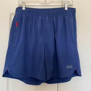 SAXX Gainmaker 2N1 Short XL Coastal Blue 7”